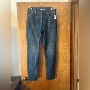 Old Navy Midnight Blue Skinny Jeans - Built in Warm - Rockstar Super Skinny